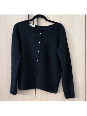 Sezane Gaspard Cardigan | Navy Blue
